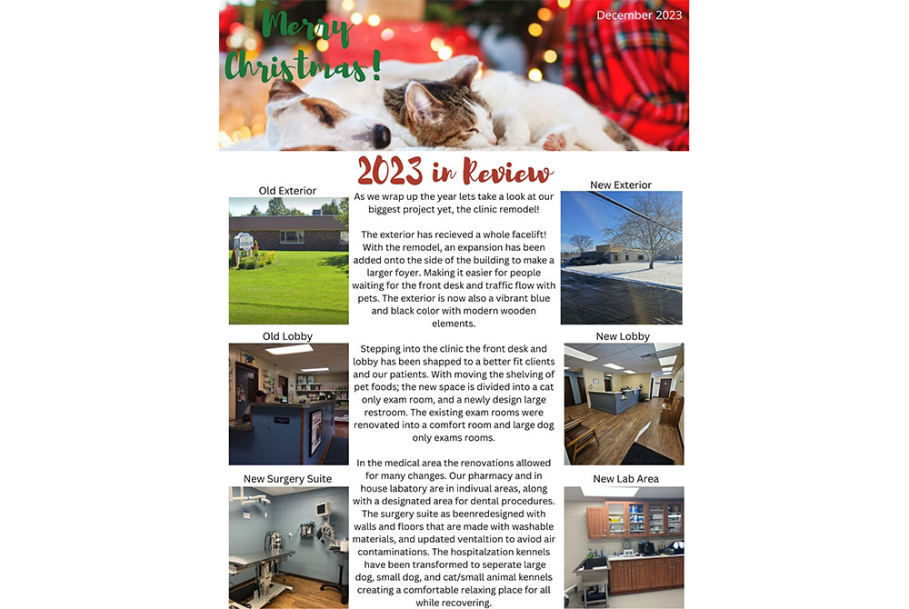 Newsletters Vet In Alpena Alpena Veterinary Clinic